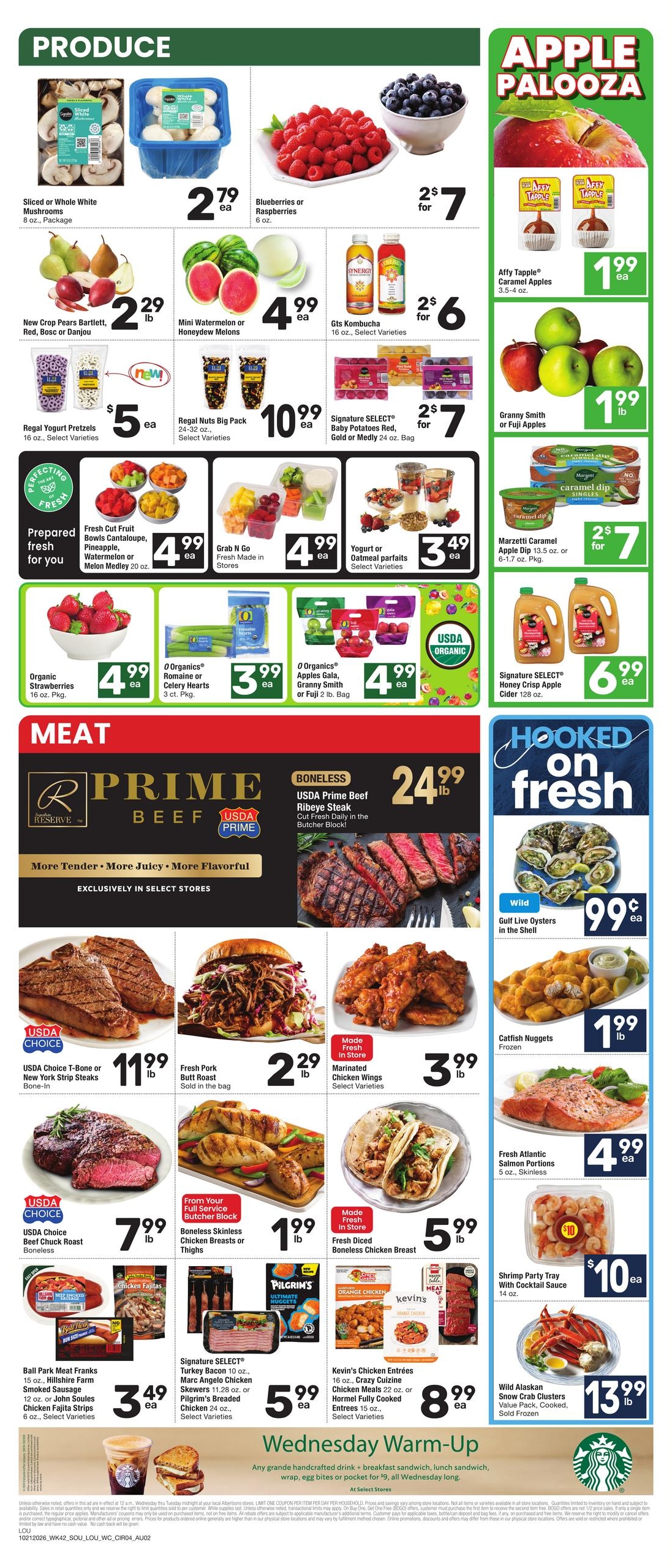 Albertsons (Gloster Area, LA) Weekly Ad October 21 - 27, 2026