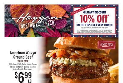Haggen (Olympia Area, WA) Weekly Ad October 21 - November 3, 2026