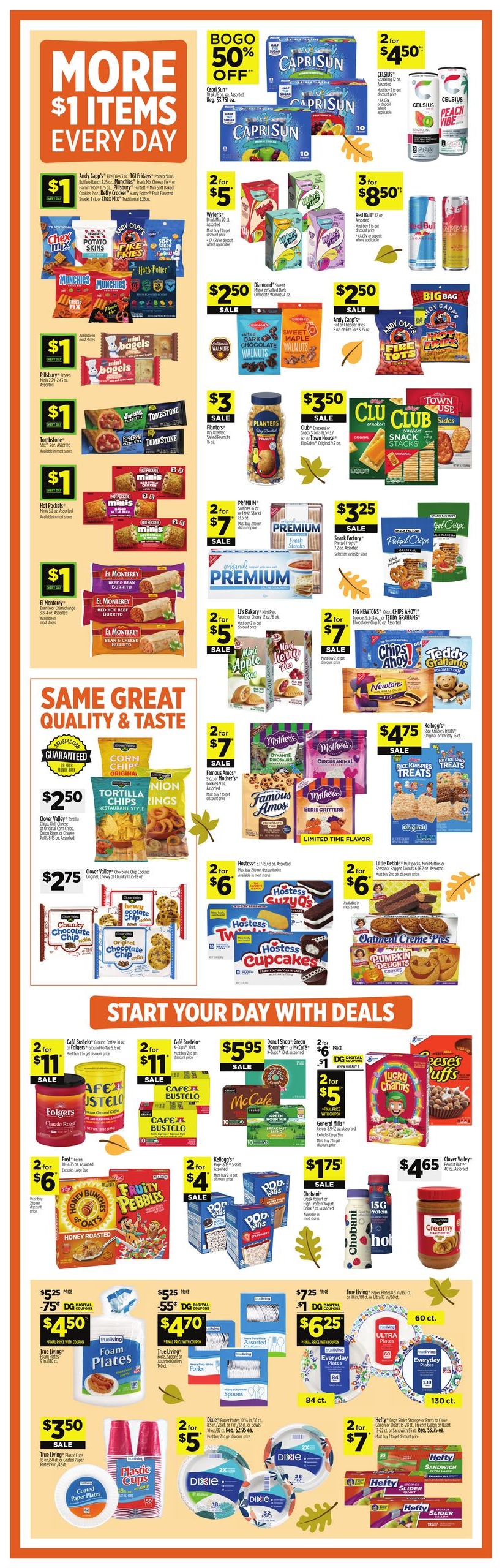 Dollar General (Algoma-Stringer Area, MS) Weekly Ad October 18 - 24, 2026
