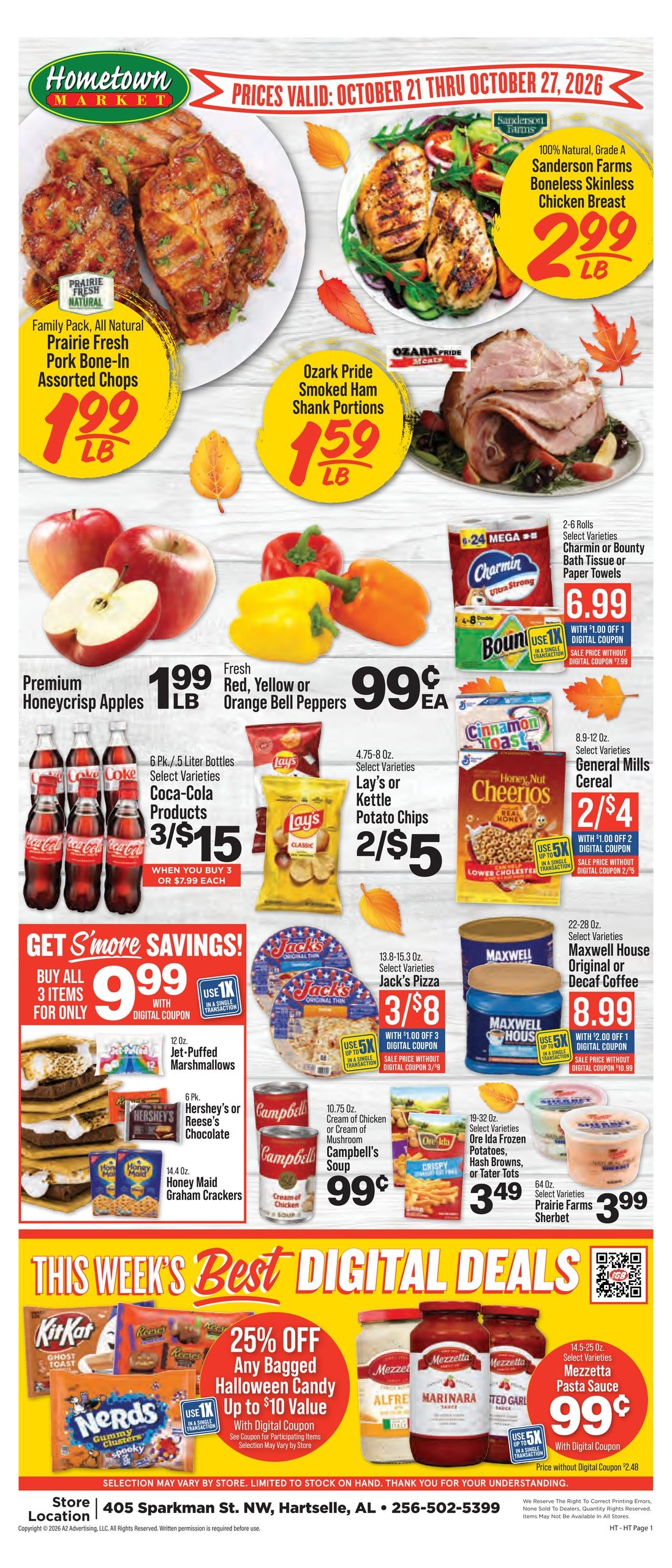 Hometown Market Weekly Ad October 21 - 27, 2026