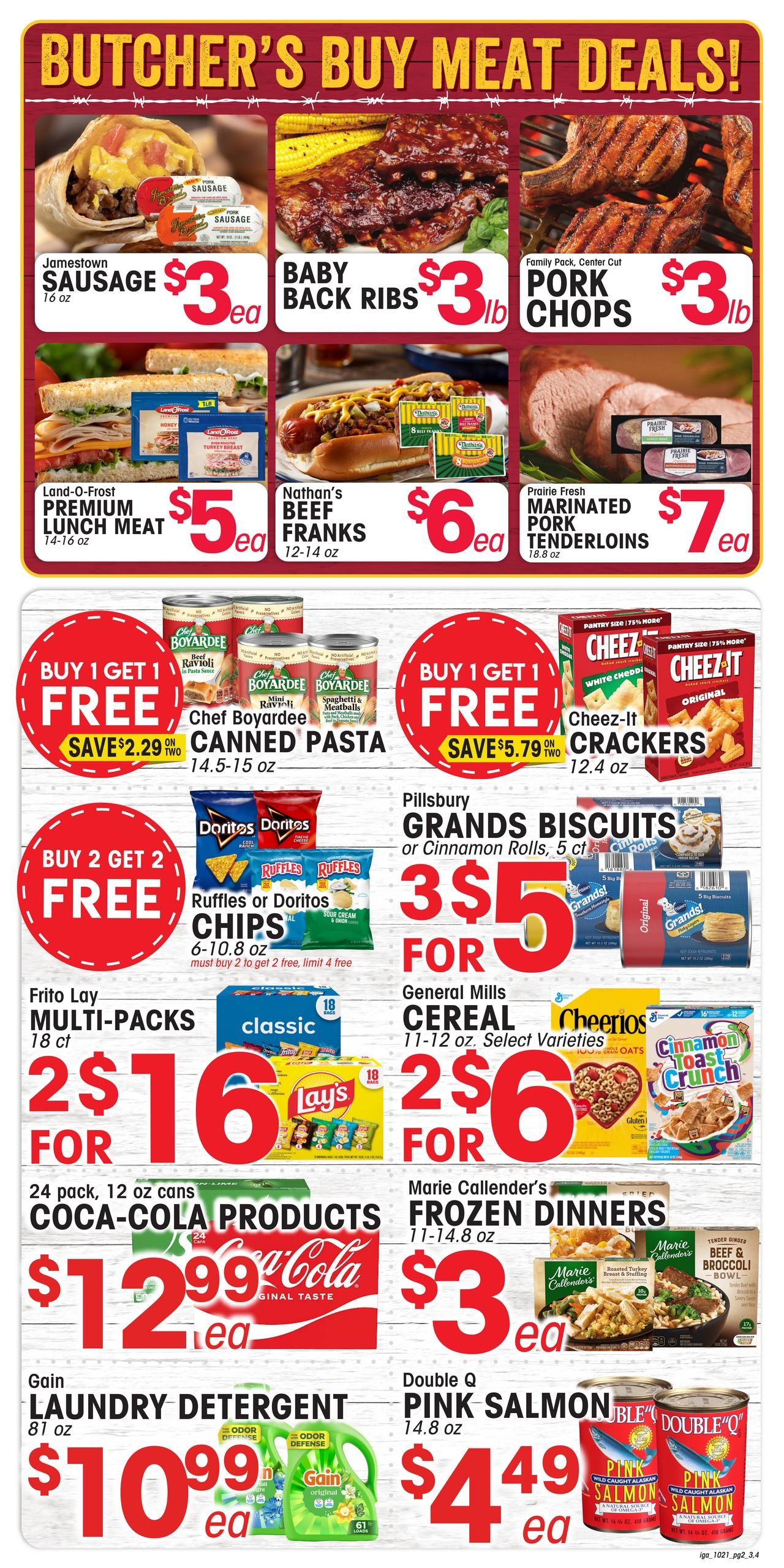 IGA Southeast (Loris Area, SC) Weekly Ad October 21 - 27, 2026