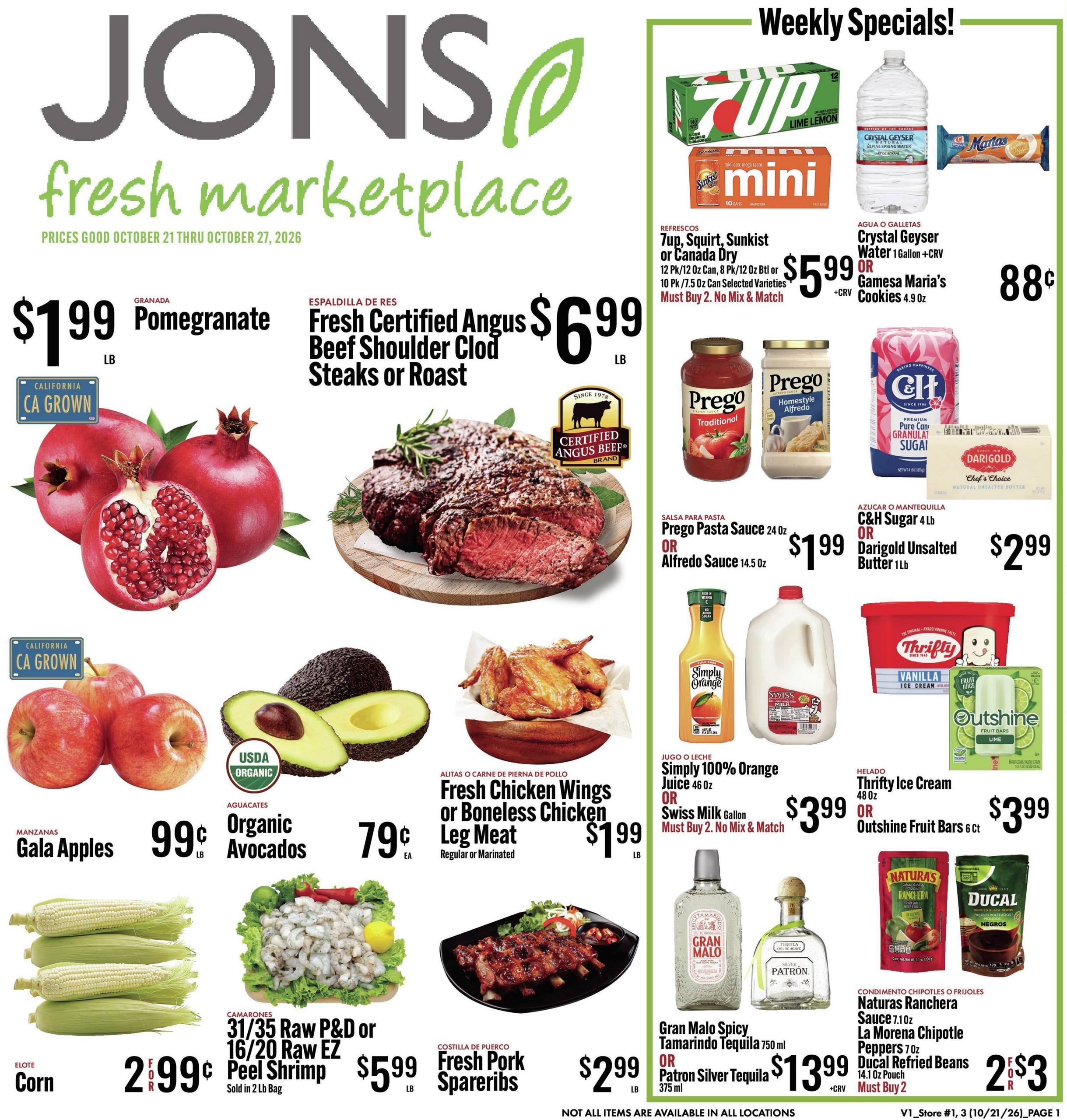 Jons International Marketplace (Inglewood-Los Angeles Area, CA) Weekly Ad October 21 - 27, 2026