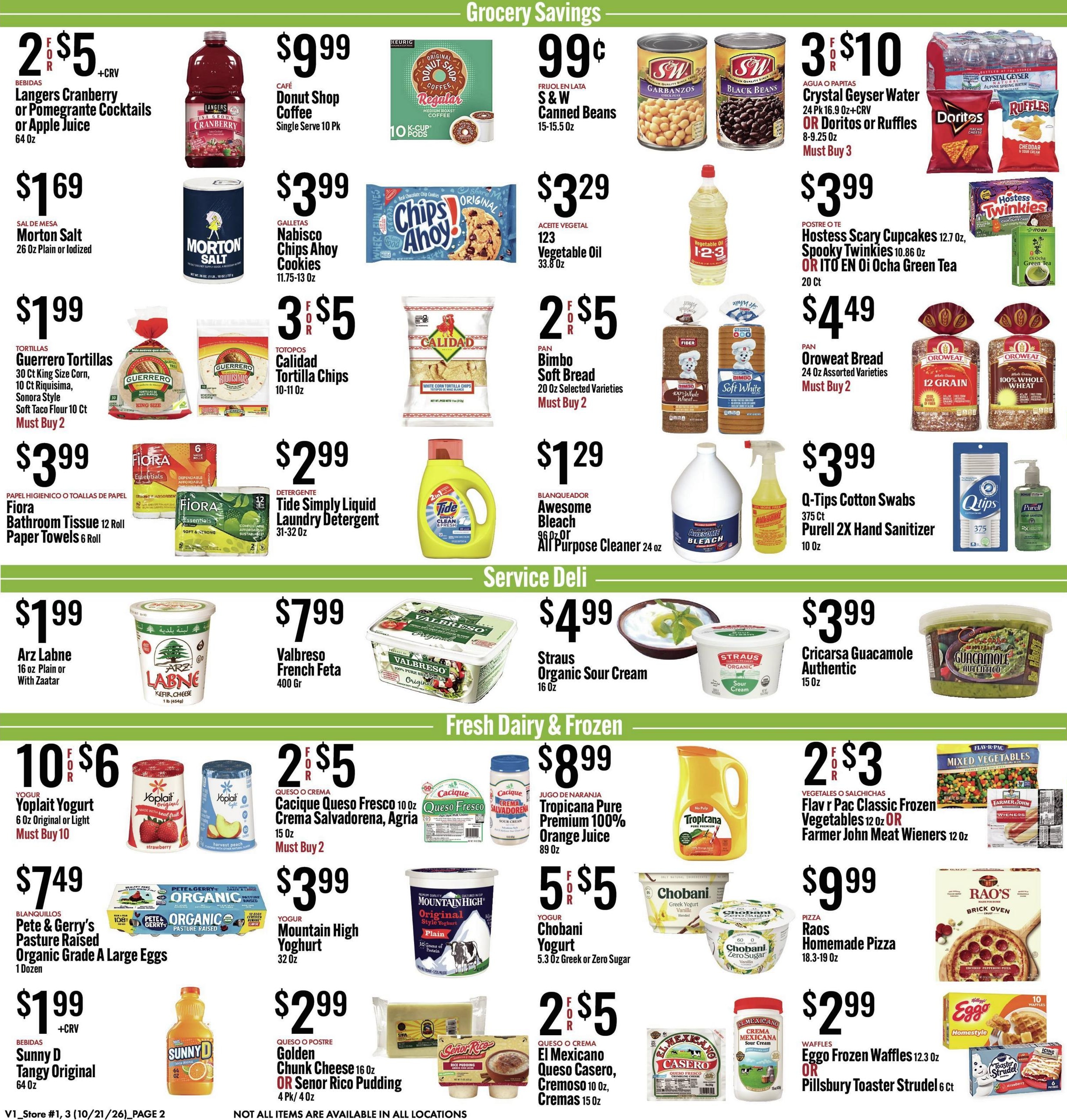 Jons International Marketplace (Inglewood-Los Angeles Area, CA) Weekly Ad October 21 - 27, 2026