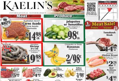Kaelin's Market Weekly Ad October 21 - 27, 2026