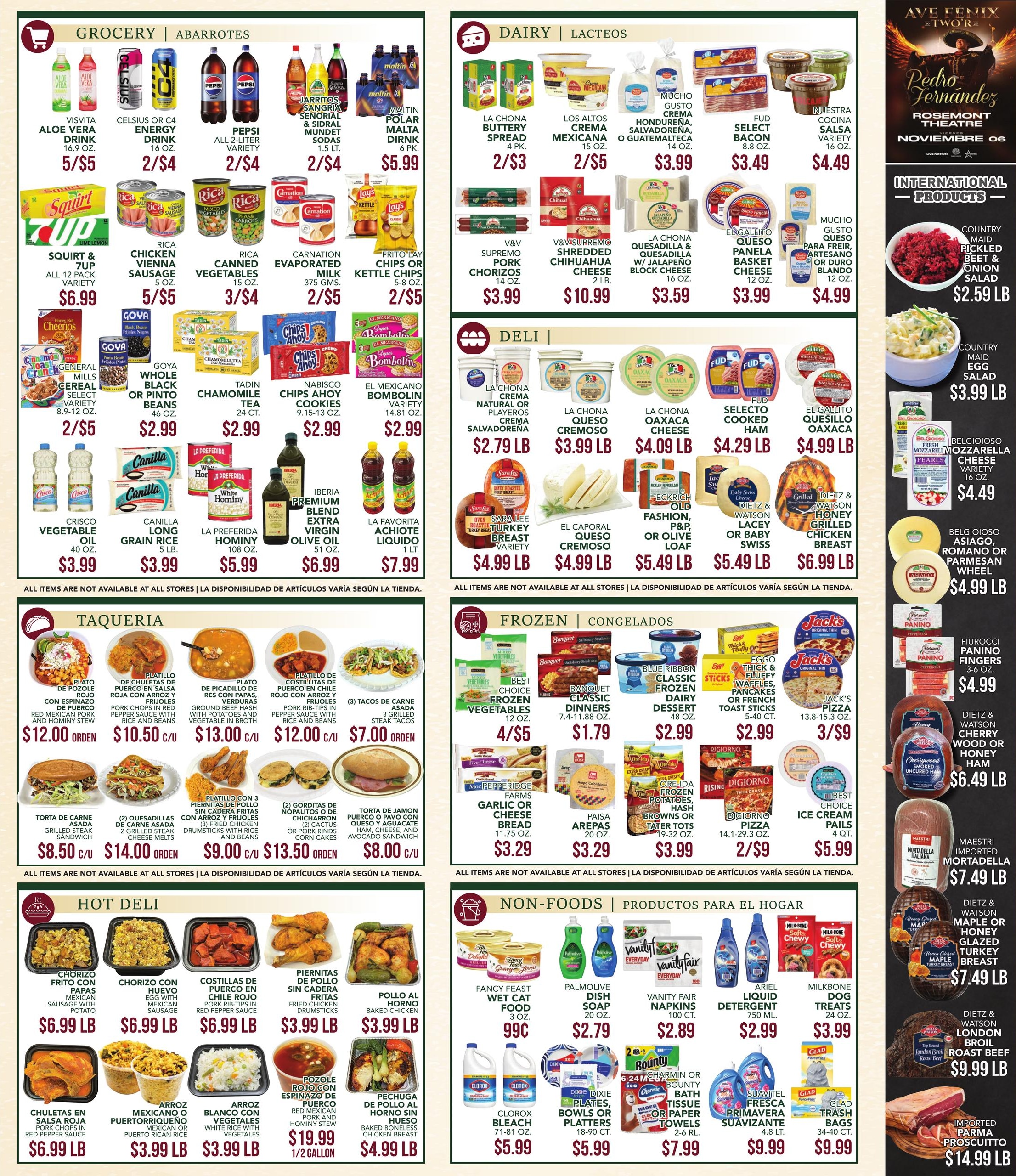 Carnicerias Jimenez Weekly Ad October 21 - 27, 2026