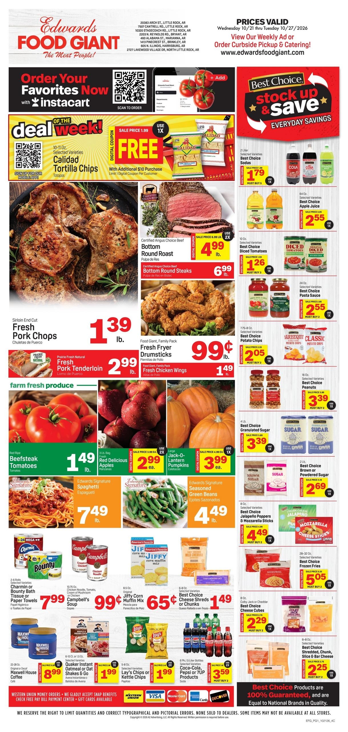 Edwards Food Giant Weekly Ad October 21 - 27, 2026