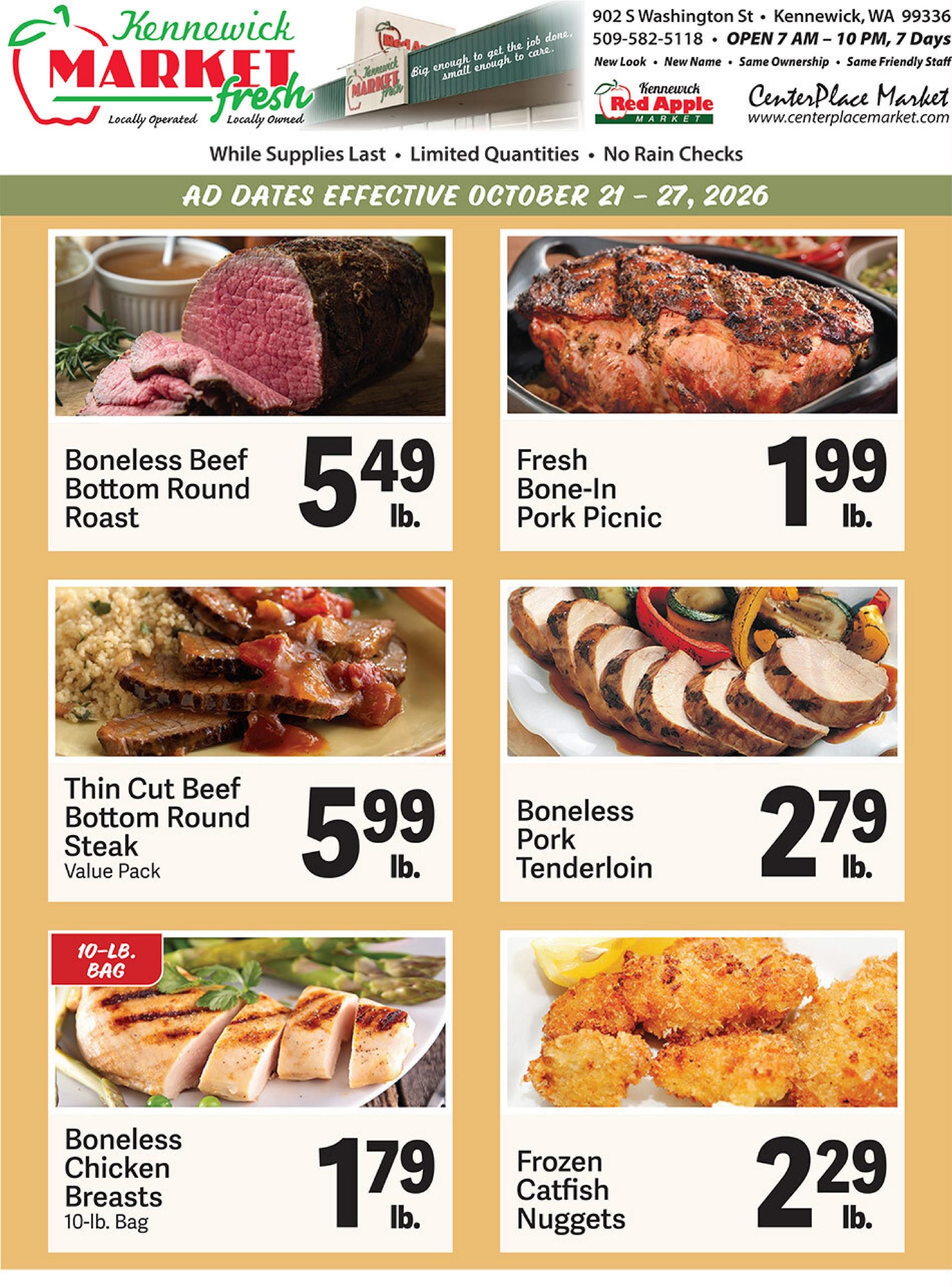 Kennewick Red Apple Market Weekly Ad October 21 - 27, 2026