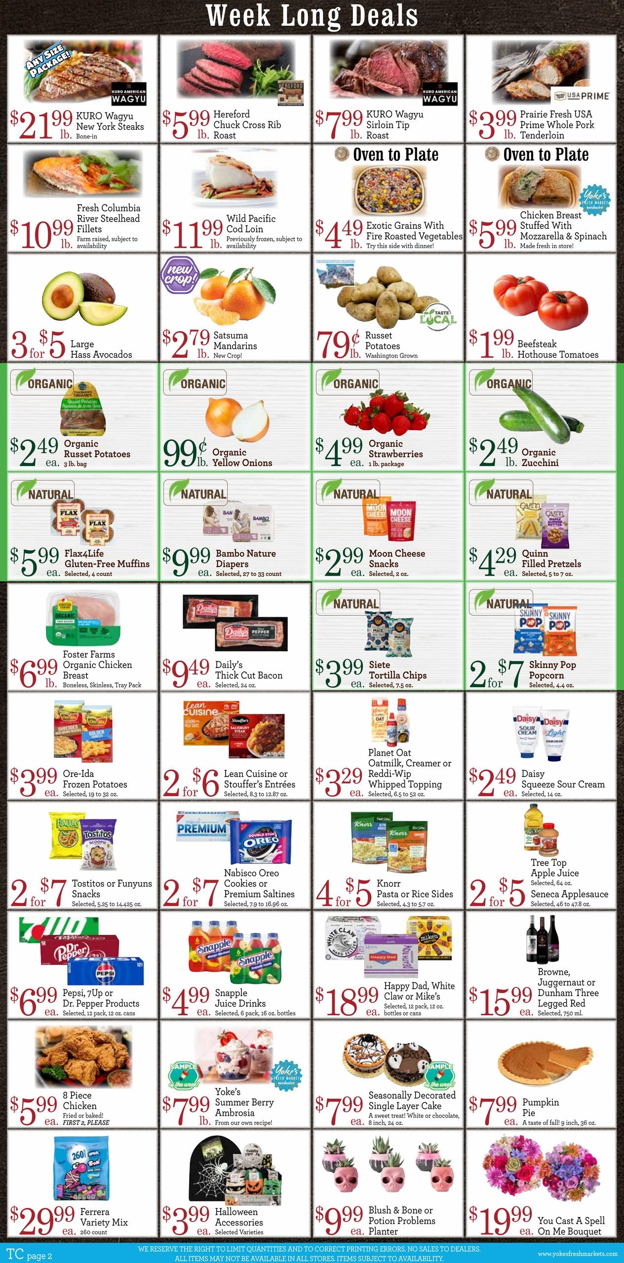 Yoke's Fresh Market (Kennewick Area, WA) Weekly Ad October 21 - 27, 2026