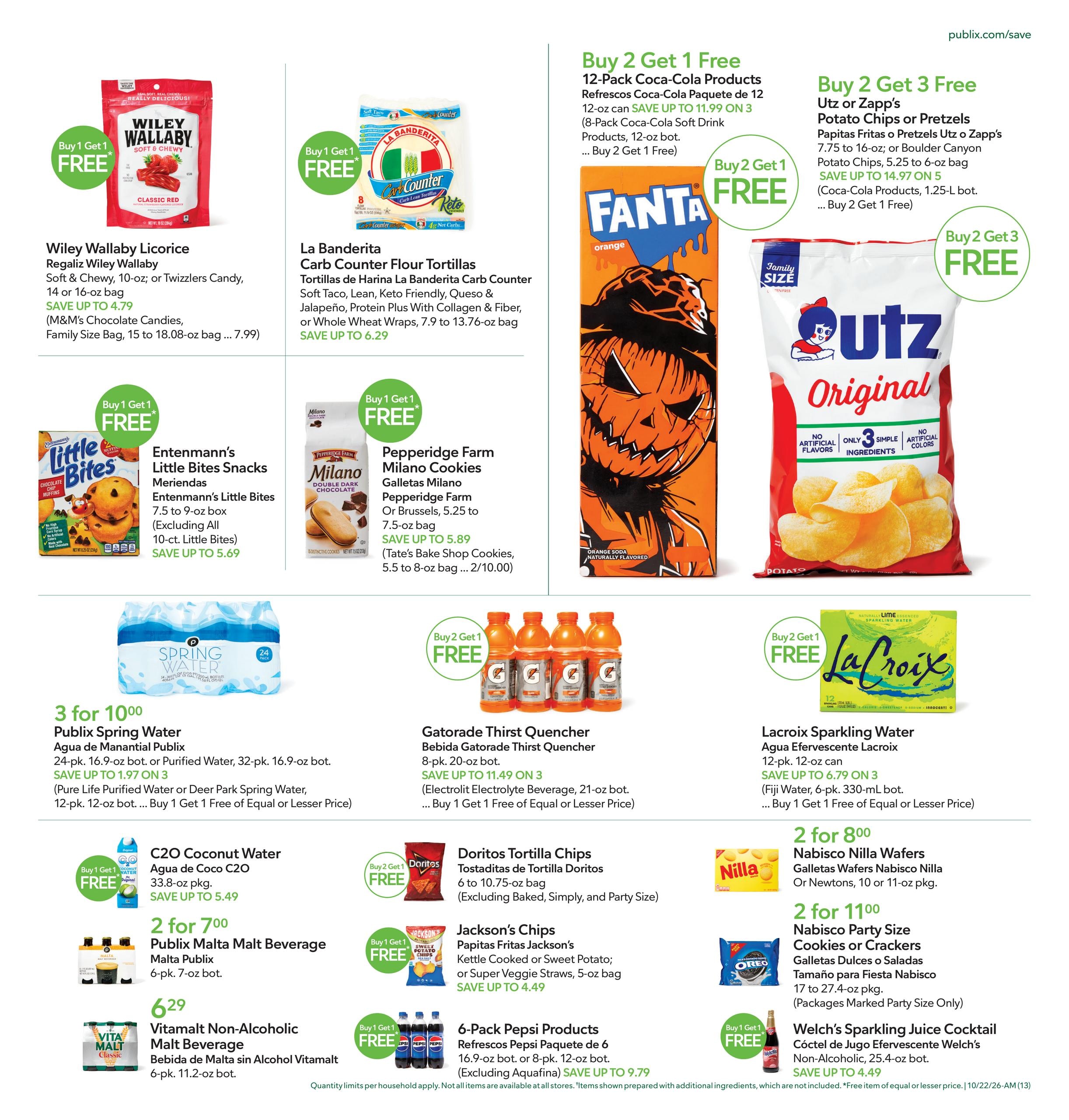 Publix (Atlanta Area, GA) Anuncio Semanal Español Weekly Ad October 21 - 27, 2026