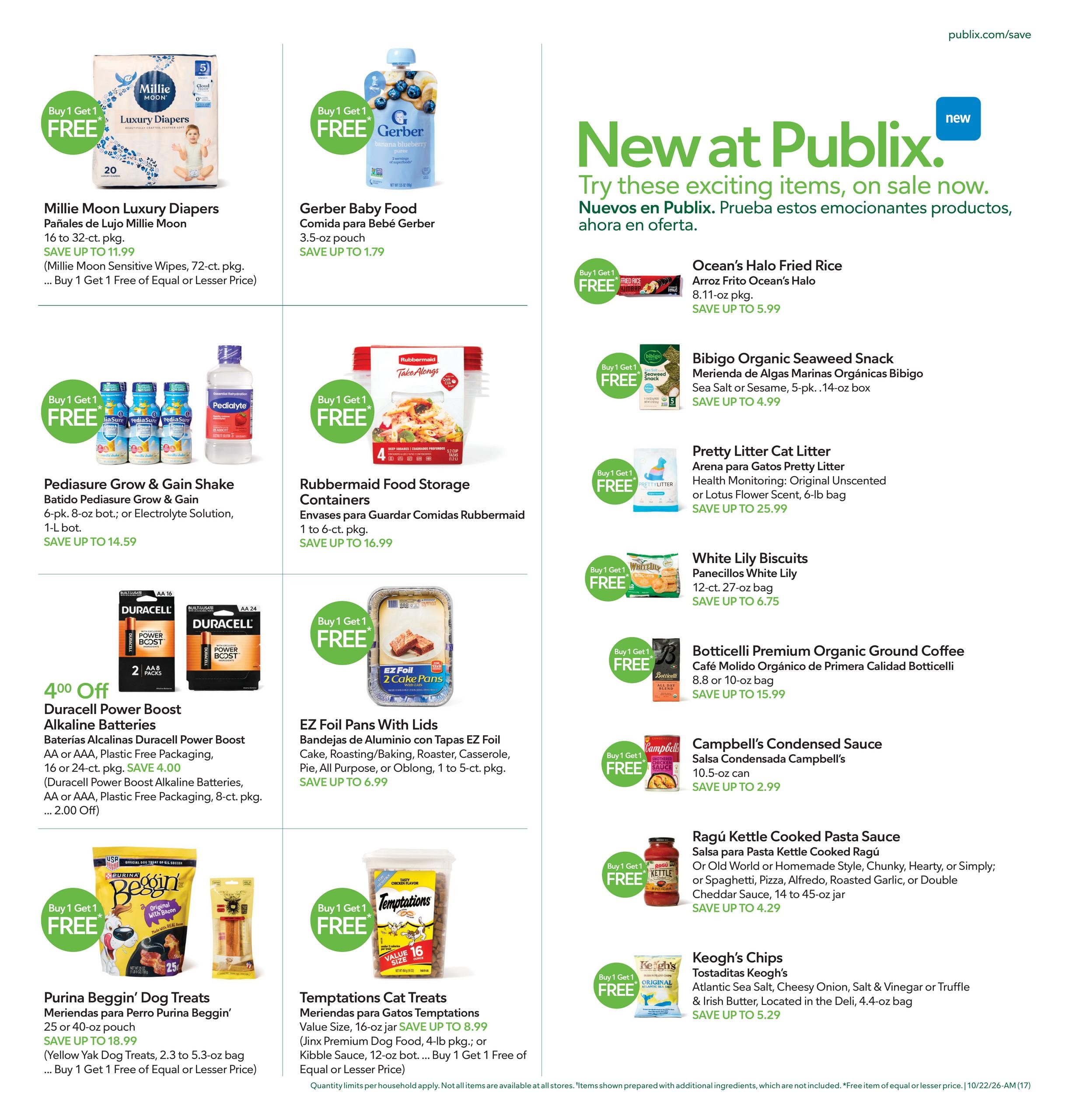 Publix (Atlanta Area, GA) Anuncio Semanal Español Weekly Ad October 21 - 27, 2026