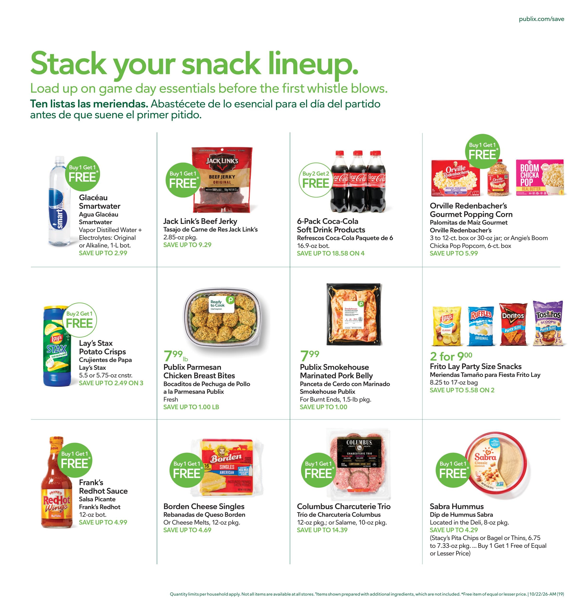 Publix (Atlanta Area, GA) Anuncio Semanal Español Weekly Ad October 21 - 27, 2026