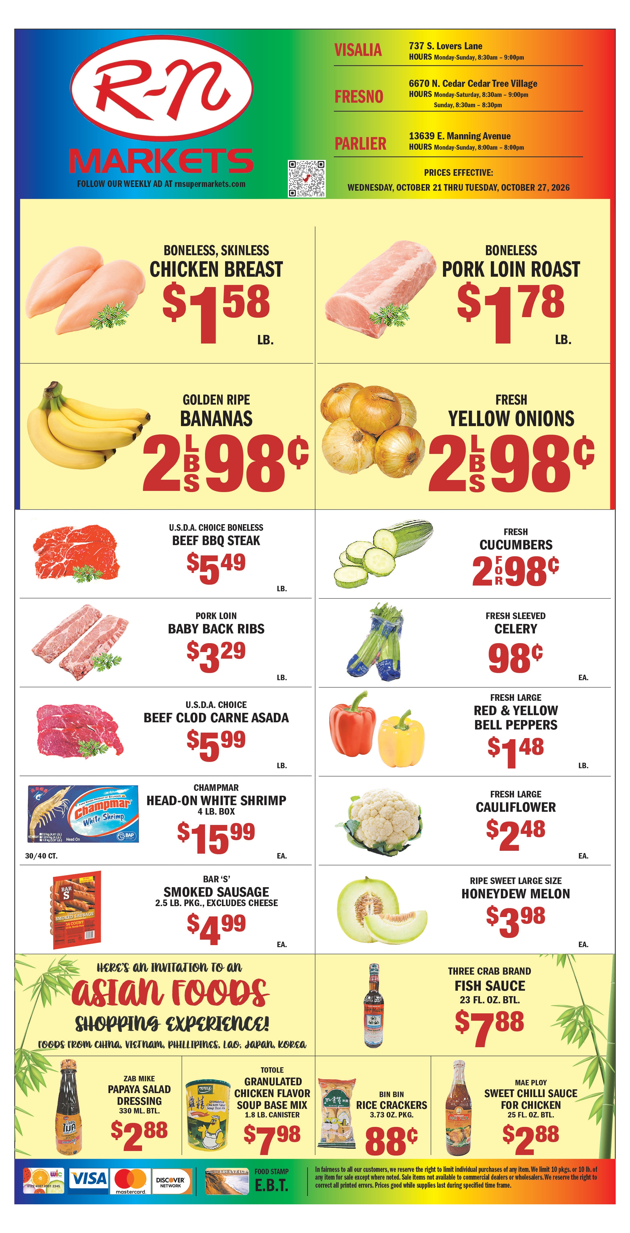 R-N Market Weekly Ad October 21 - 27, 2026
