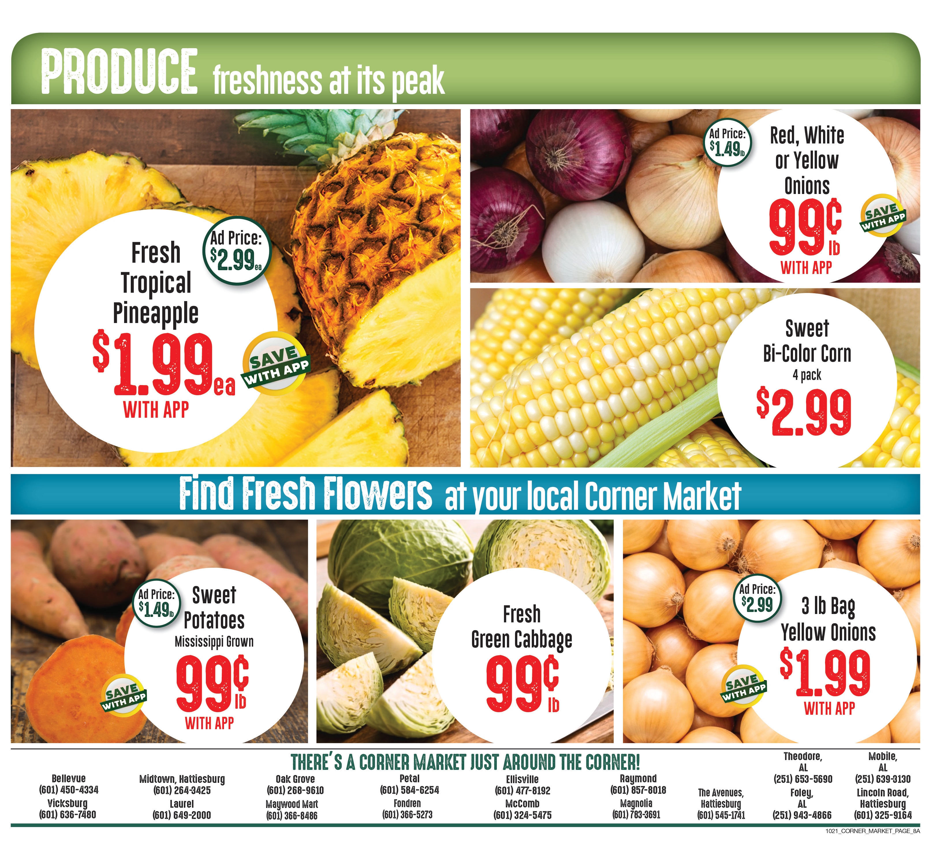 Corner Market MS (Alabama) Weekly Ad October 21 - 27, 2026