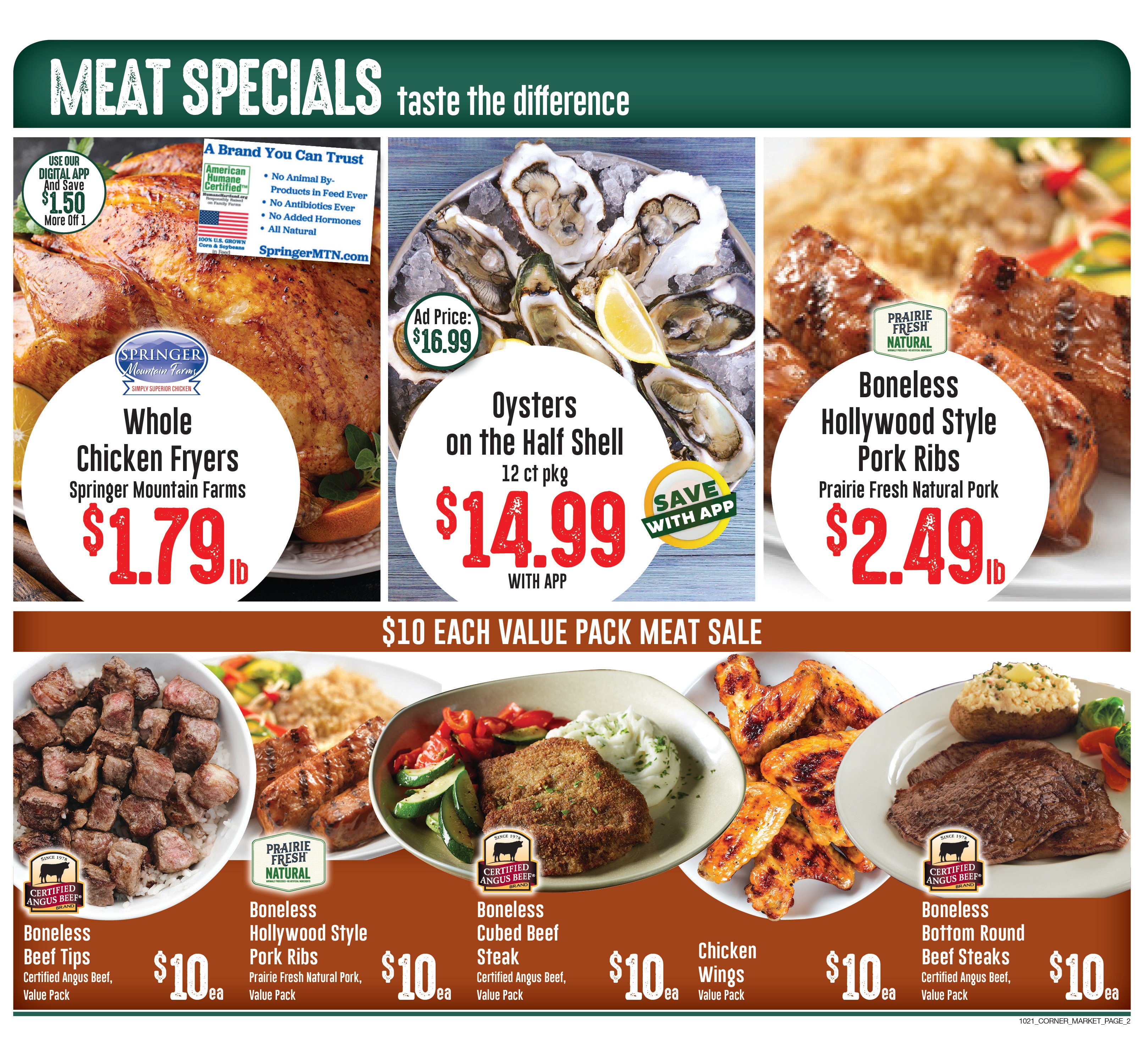 Corner Market MS (Mississippi) Weekly Ad October 21 - 27, 2026