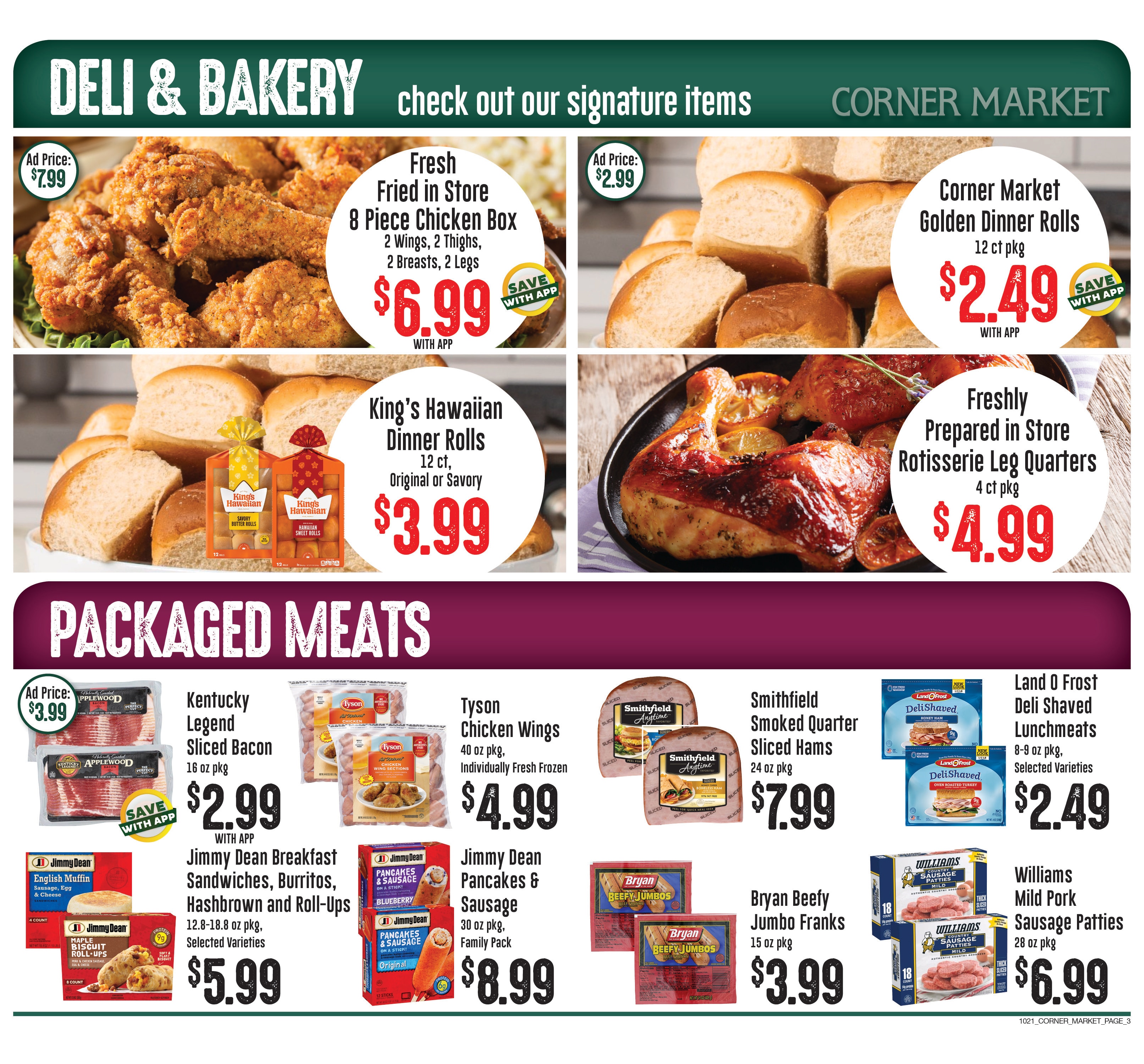 Corner Market MS (Mississippi) Weekly Ad October 21 - 27, 2026