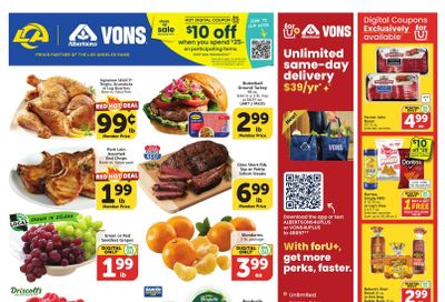 Vons (Bakersfield Area, CA) Weekly Ad October 21 - 27, 2026