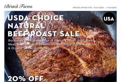 Bristol Farms Weekly Ad October 21 - November 3, 2026