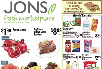 Jons International Marketplace (Anaheim Area, CA) Weekly Ad October 21 - 27, 2026