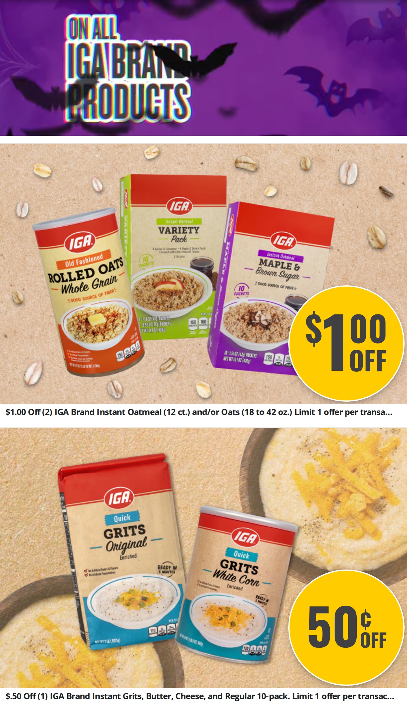 Cairo IGA Weekly Ad October 21 - November 3, 2026