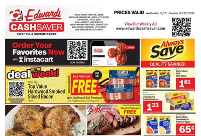 Edwards Cash Saver Weekly Ad October 21 - 27, 2026
