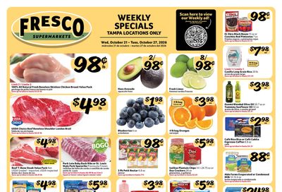Fresco Y Mas (Tampa Area, FL) Weekly Ad October 21 - 27, 2026