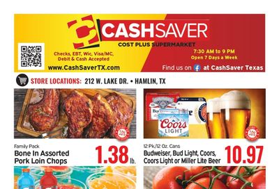 Cash Saver Texas (Abilene Area, TX) Weekly Ad October 21 - 27, 2026