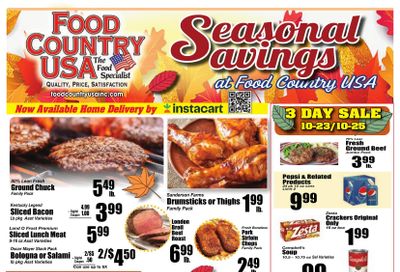 Food Country USA Weekly Ad October 21 - 27, 2026