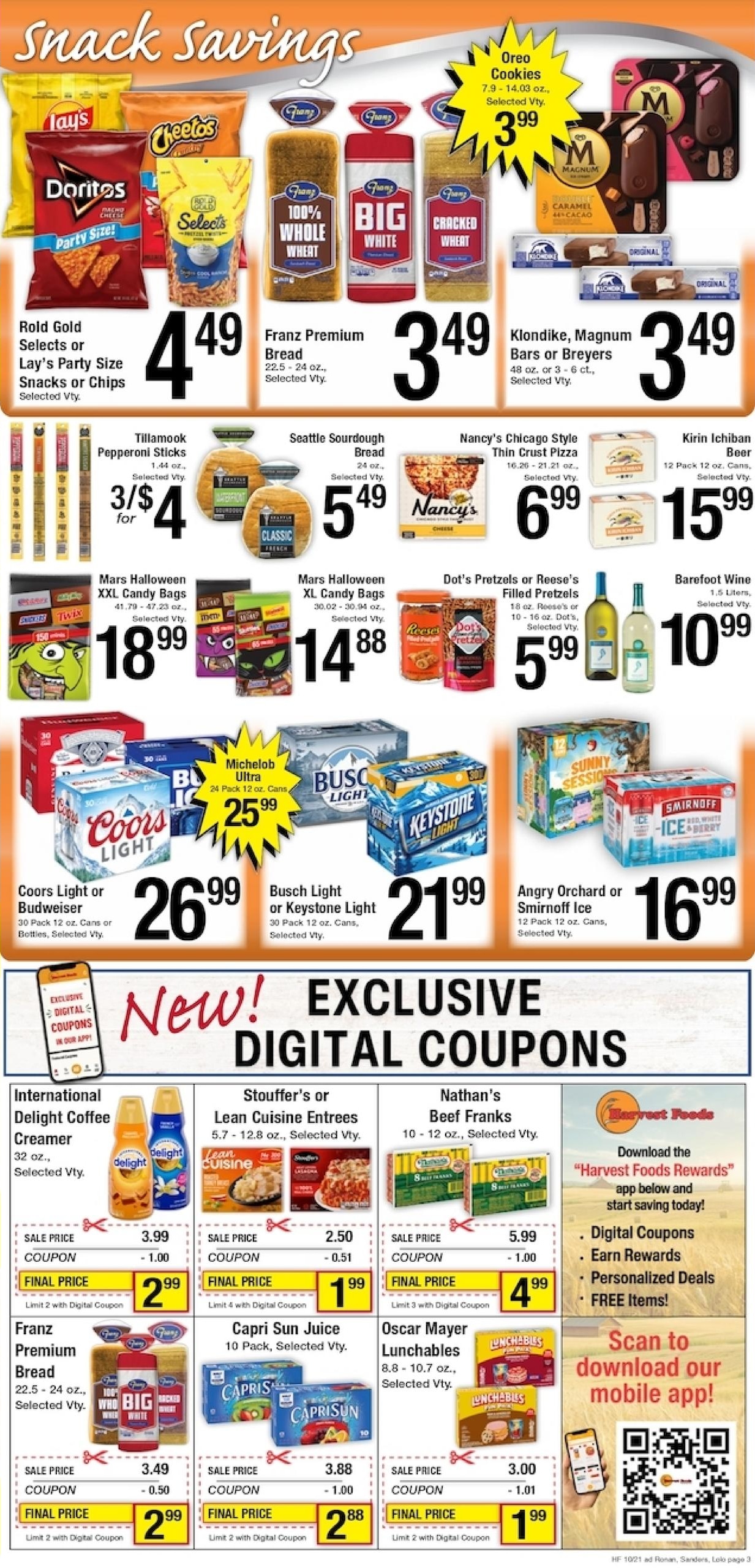 Harvest Foods (Hamilton Area, MT) Weekly Ad October 21 - 27, 2026