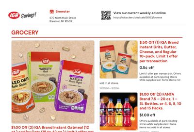 Kobacker's Market Weekly Ad October 21 - November 3, 2026