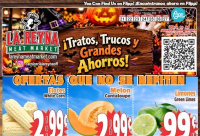La Reyna Meat Market Weekly Ad October 21 - 27, 2026