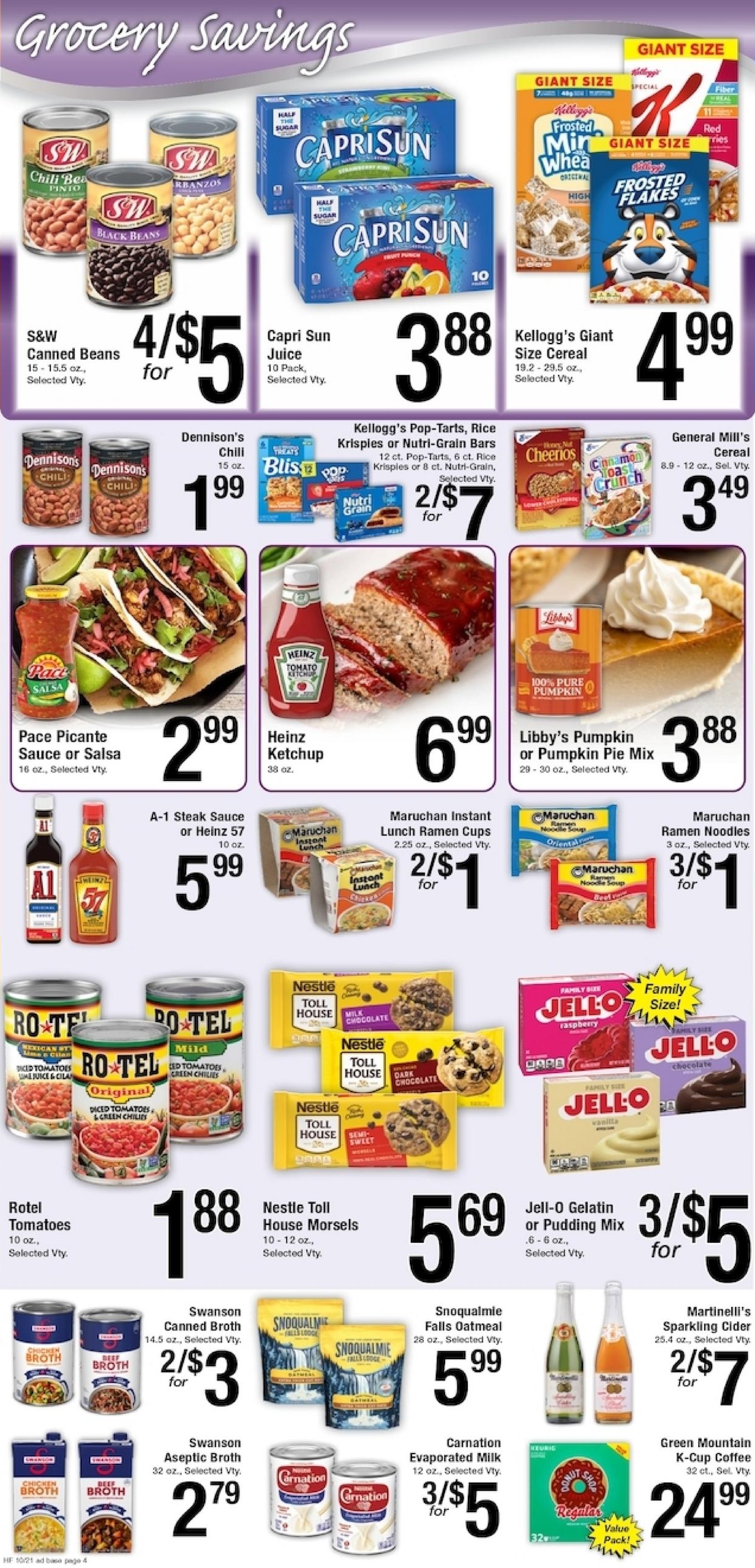 Harvest Foods (Ione-Republic Area, WA) Weekly Ad October 21 - 27, 2026