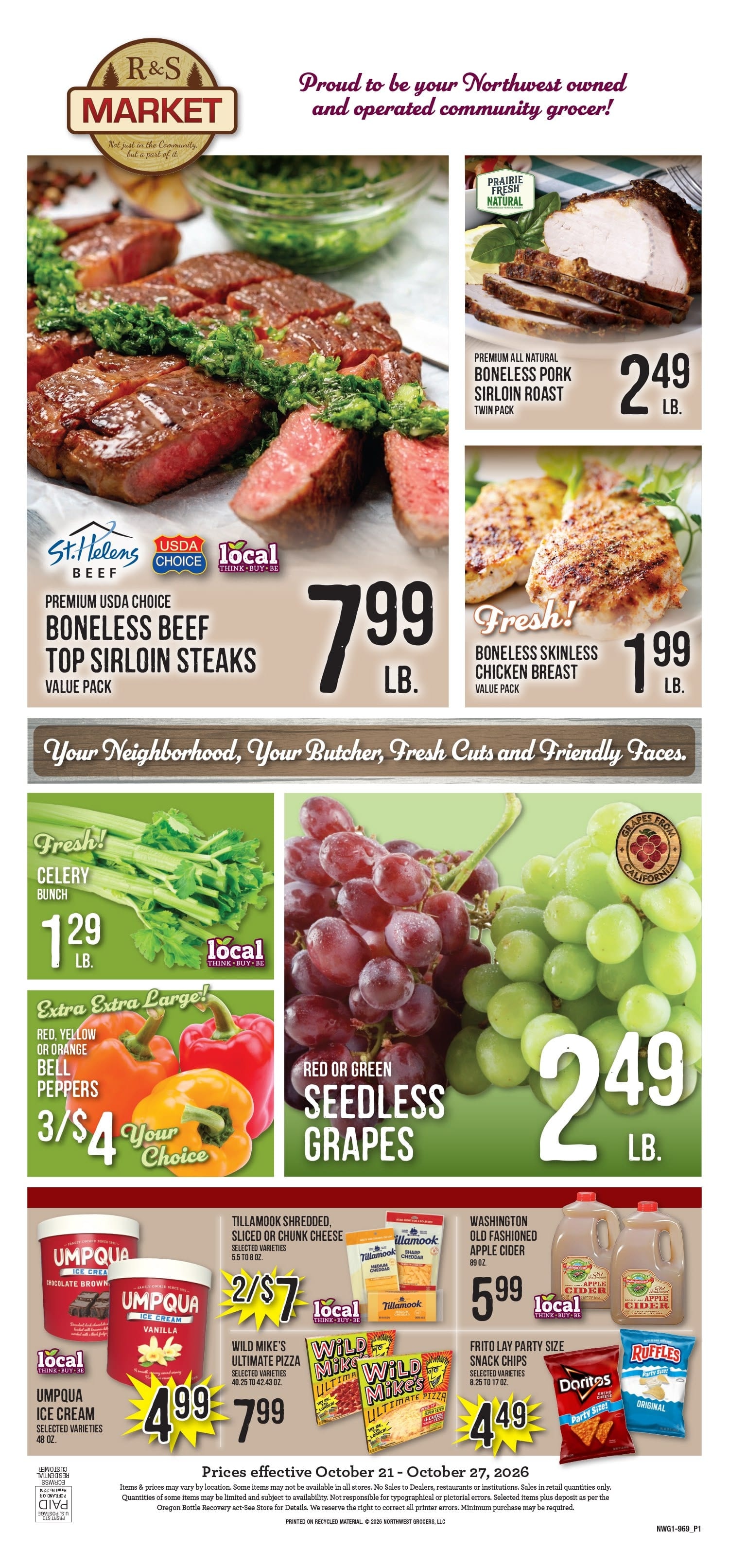 R&S Market Weekly Ad October 21 - 27, 2026