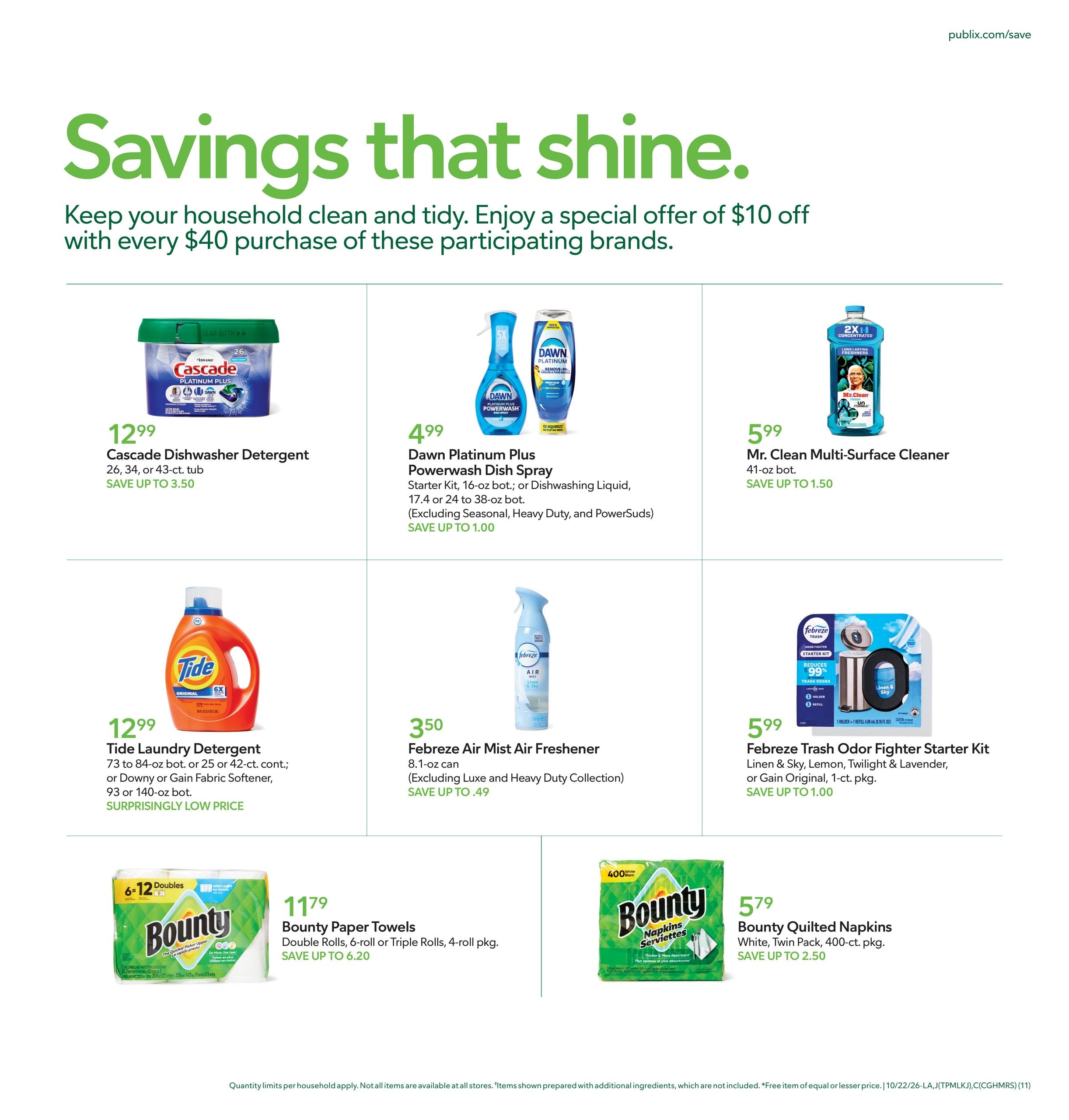 Publix (Augusta Area, GA) Weekly Ad October 21 - 27, 2026