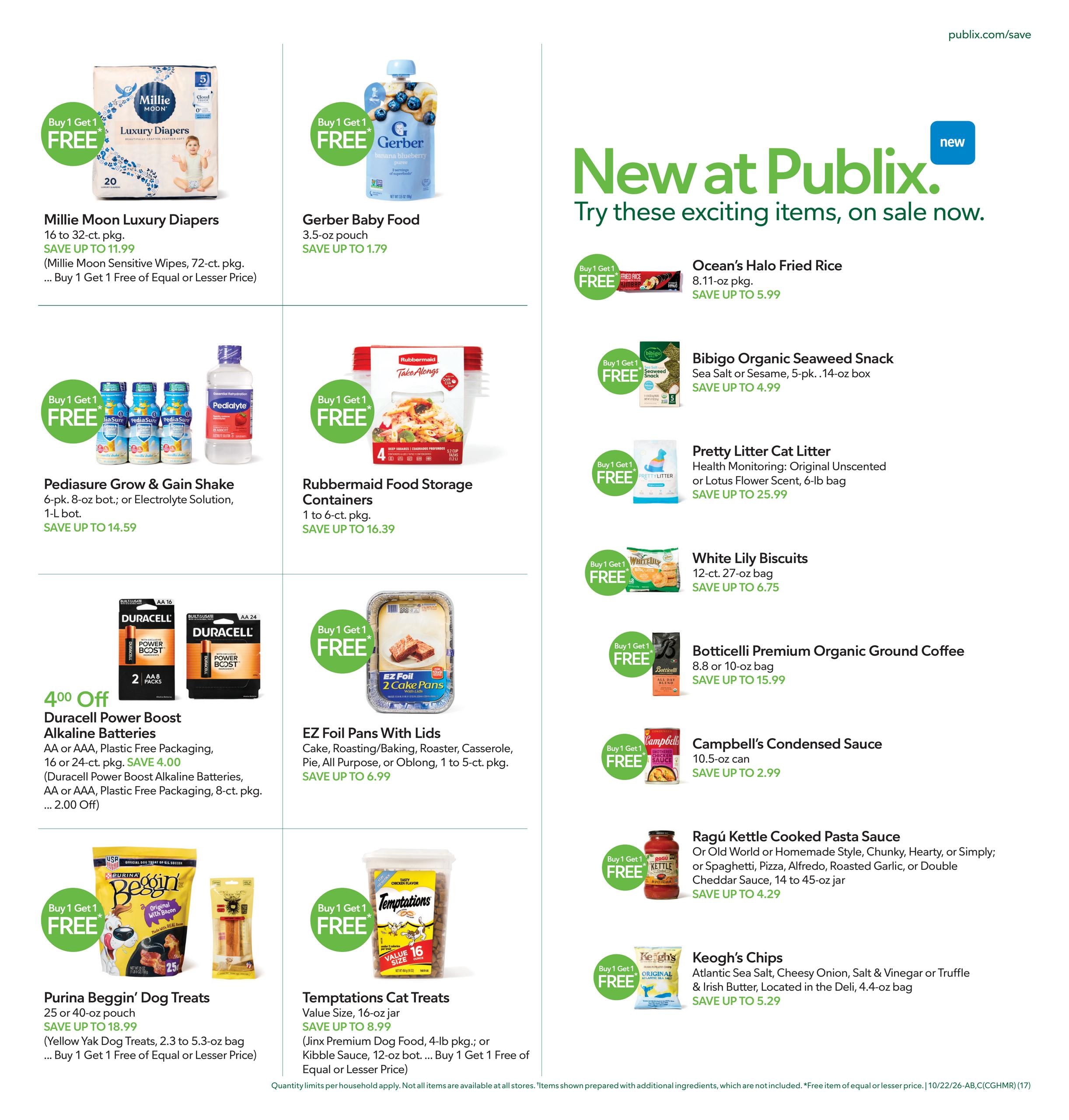 Publix (Augusta Area, GA) Weekly Ad October 21 - 27, 2026