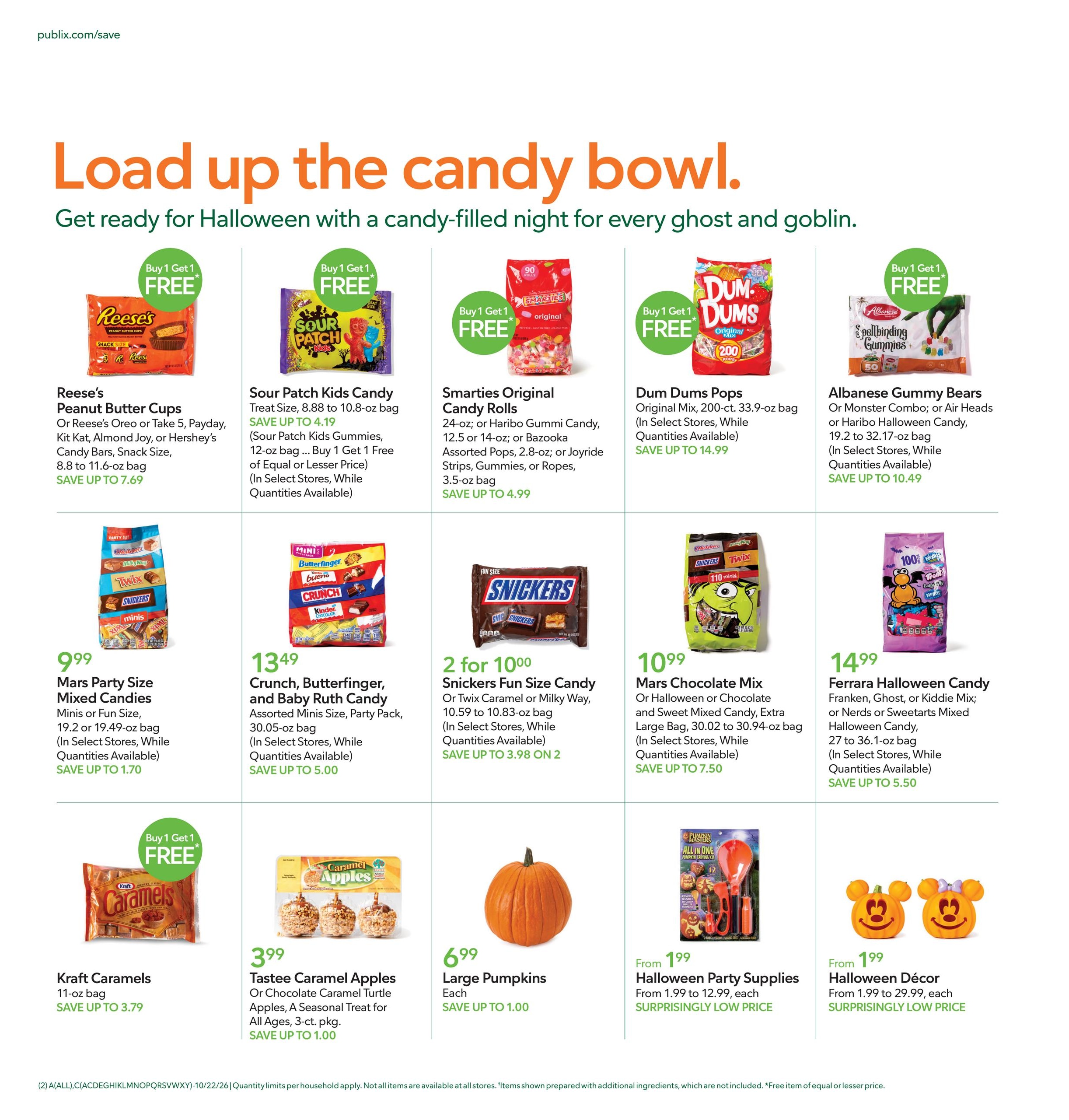 Publix (Augusta Area, GA) Weekly Ad October 21 - 27, 2026