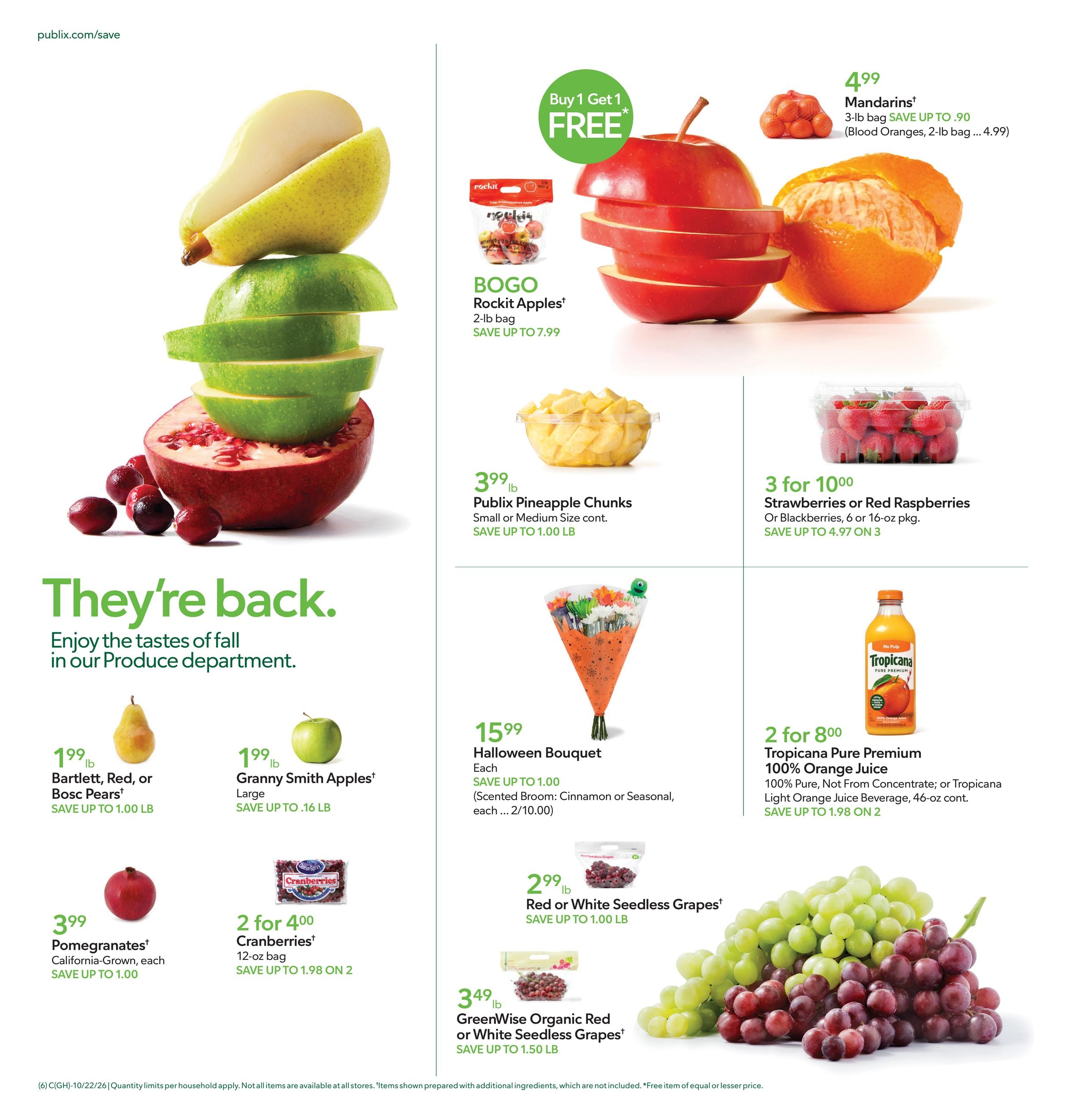 Publix (Augusta Area, GA) Weekly Ad October 21 - 27, 2026