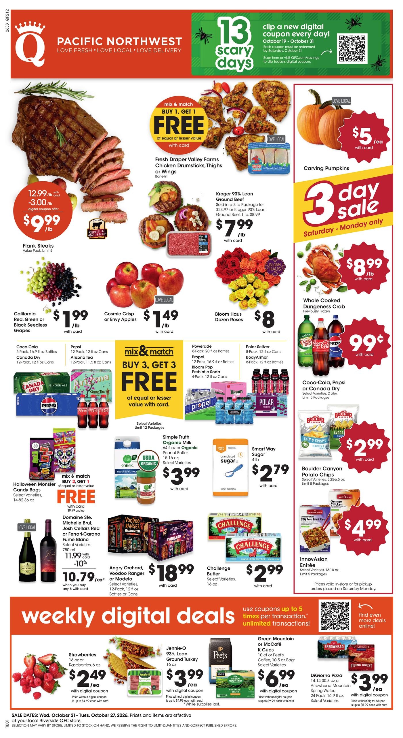 QFC (Gresham Area, OR) Weekly Ad October 21 - 27, 2026