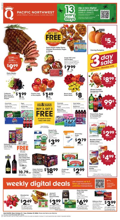 QFC (Gresham Area, OR) Weekly Ad October 21 - 27, 2026