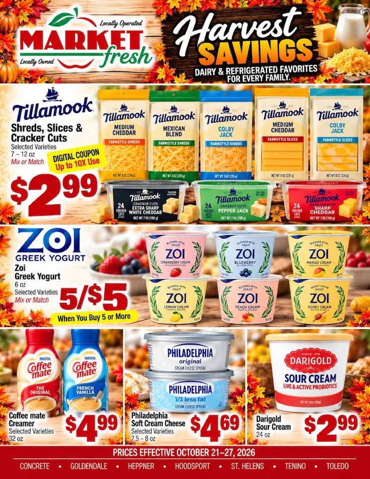 Goldendale Market Fresh Weekly Ad October 21 - 27, 2026