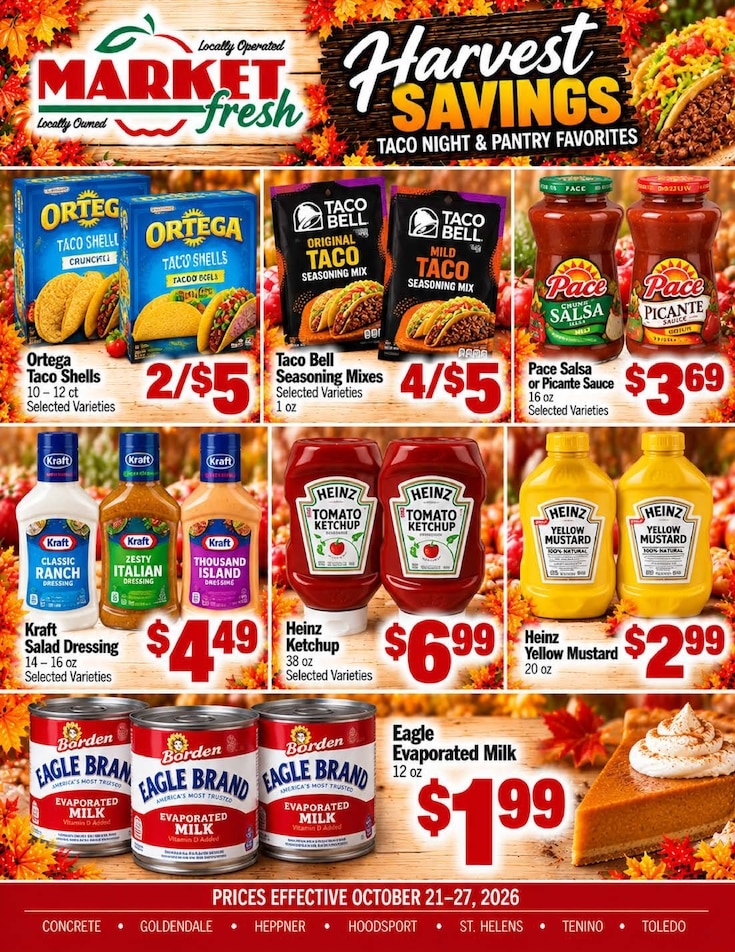 Goldendale Market Fresh Weekly Ad October 21 - 27, 2026