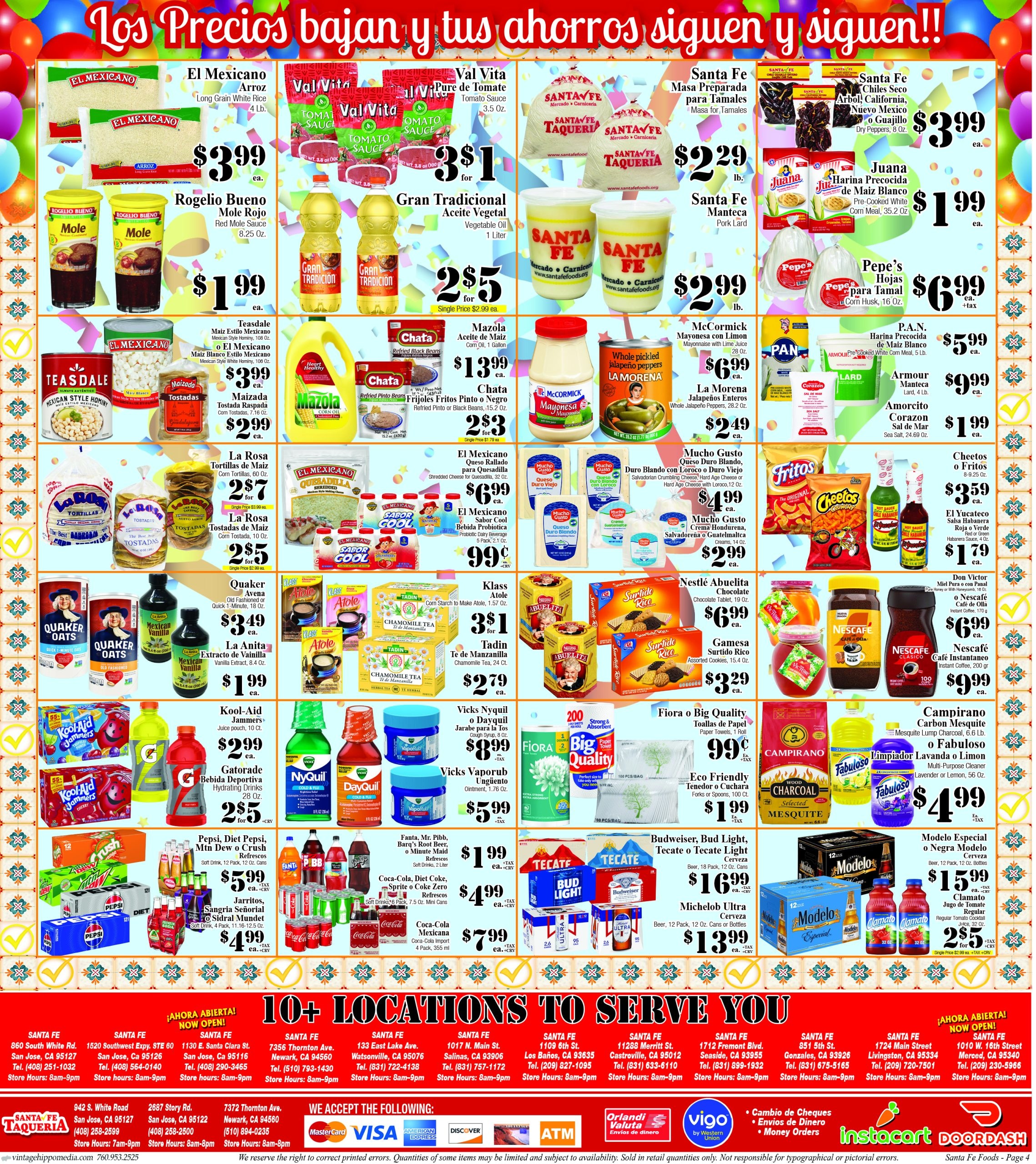 Santa Fe Foods Weekly Ad October 21 - 27, 2026