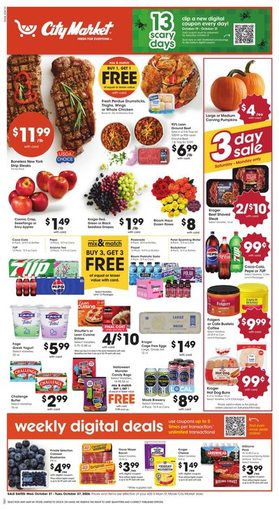 City Market (Moab Area, UT) Weekly Ad October 21 - 27, 2026