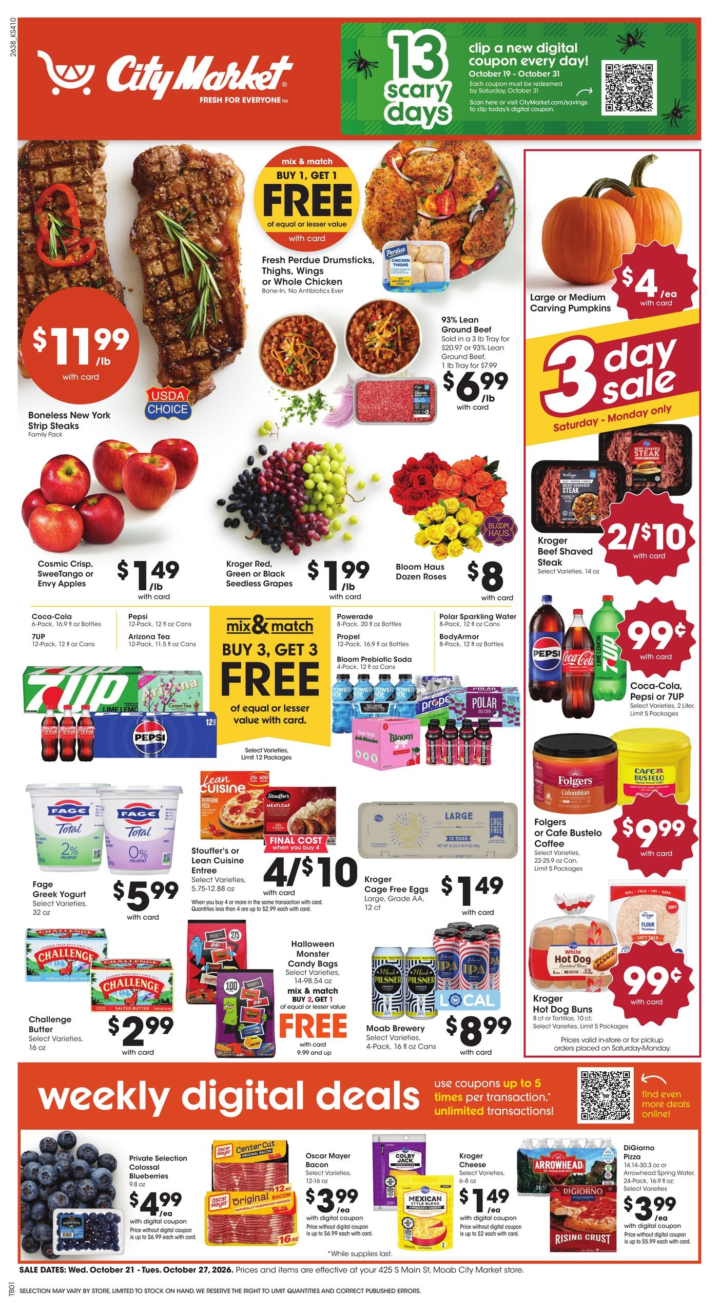 City Market (Moab Area, UT) Weekly Ad October 21 - 27, 2026