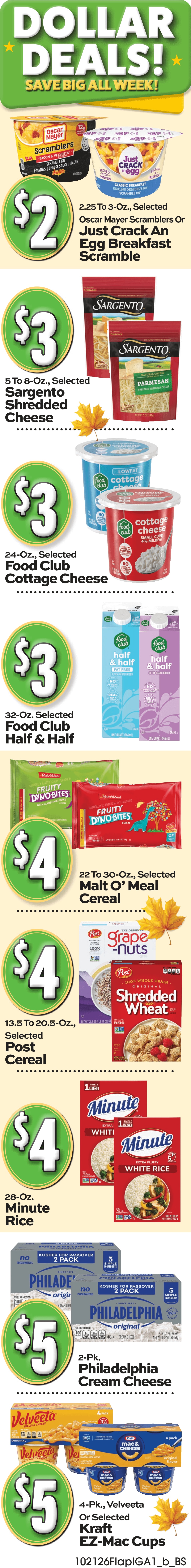 G&R IGA (109 Baker St, Webster Springs, WV) Weekly Ad October 21 - 27, 2026