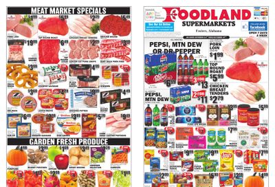 Gateway Foodland (Fosters, AL) Weekly Ad October 21 - 27, 2026