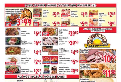 Harvest Fare (Maryland) Weekly Ad October 21 - November 3, 2026