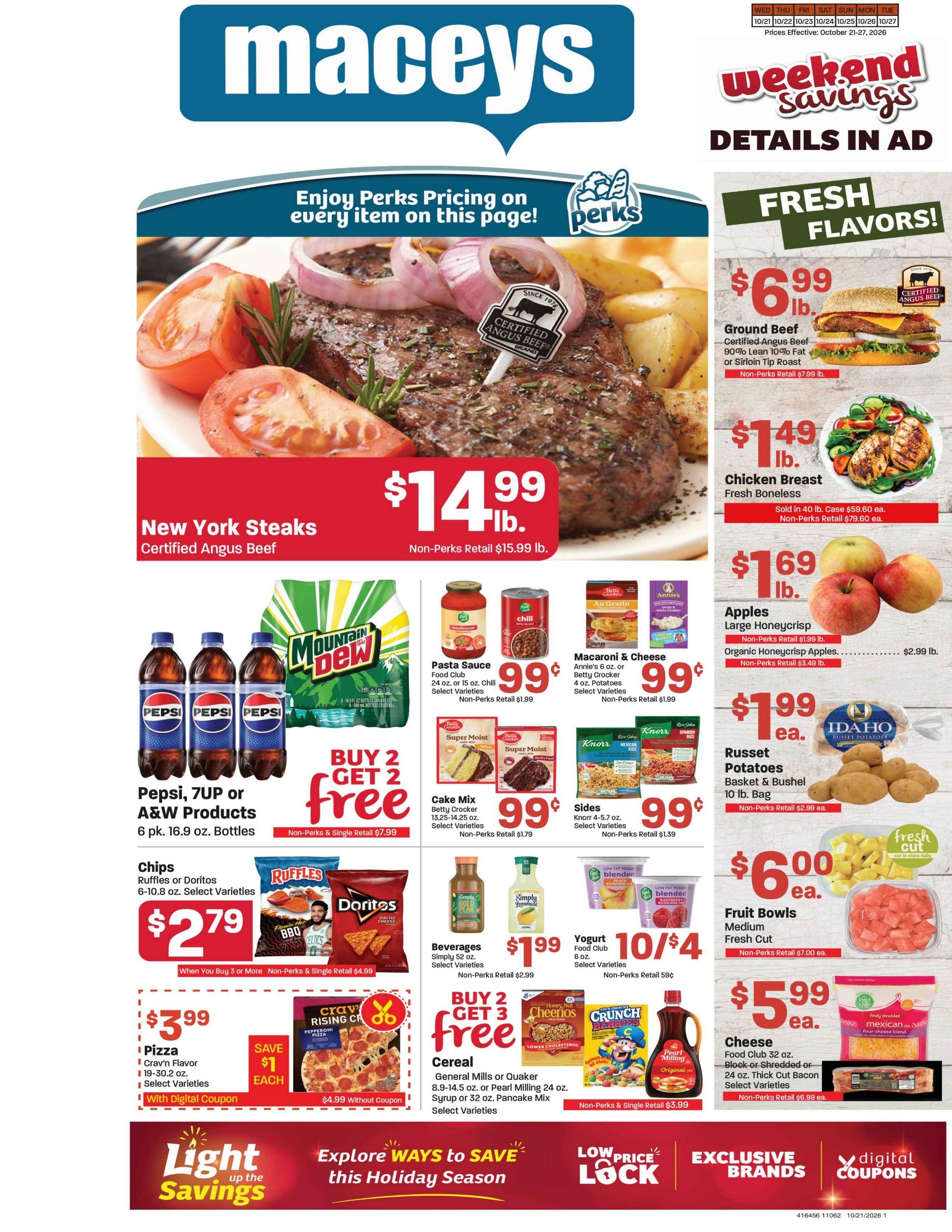 Maceys (West Jordan-West Valley City Area, UT) Weekly Ad October 21 - 27, 2026