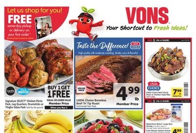 Vons (Clovis-Fresno Area, CA) Weekly Ad October 21 - 27, 2026
