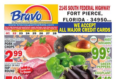 Bravo Supermarket (Hollywood Area, FL) Bravo Florida Weekly Weekly Ad October 22 - 28, 2026