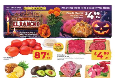El Rancho Supermercado (Mesquite Area, TX) Weekly Ad October 21 - 27, 2026